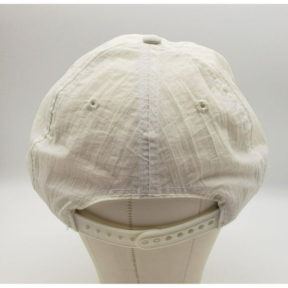 Vtg White Hawaii Embroidered Baseball Cap, Snapback Adjustable, Rope Braid Trim - Picture 3 of 10